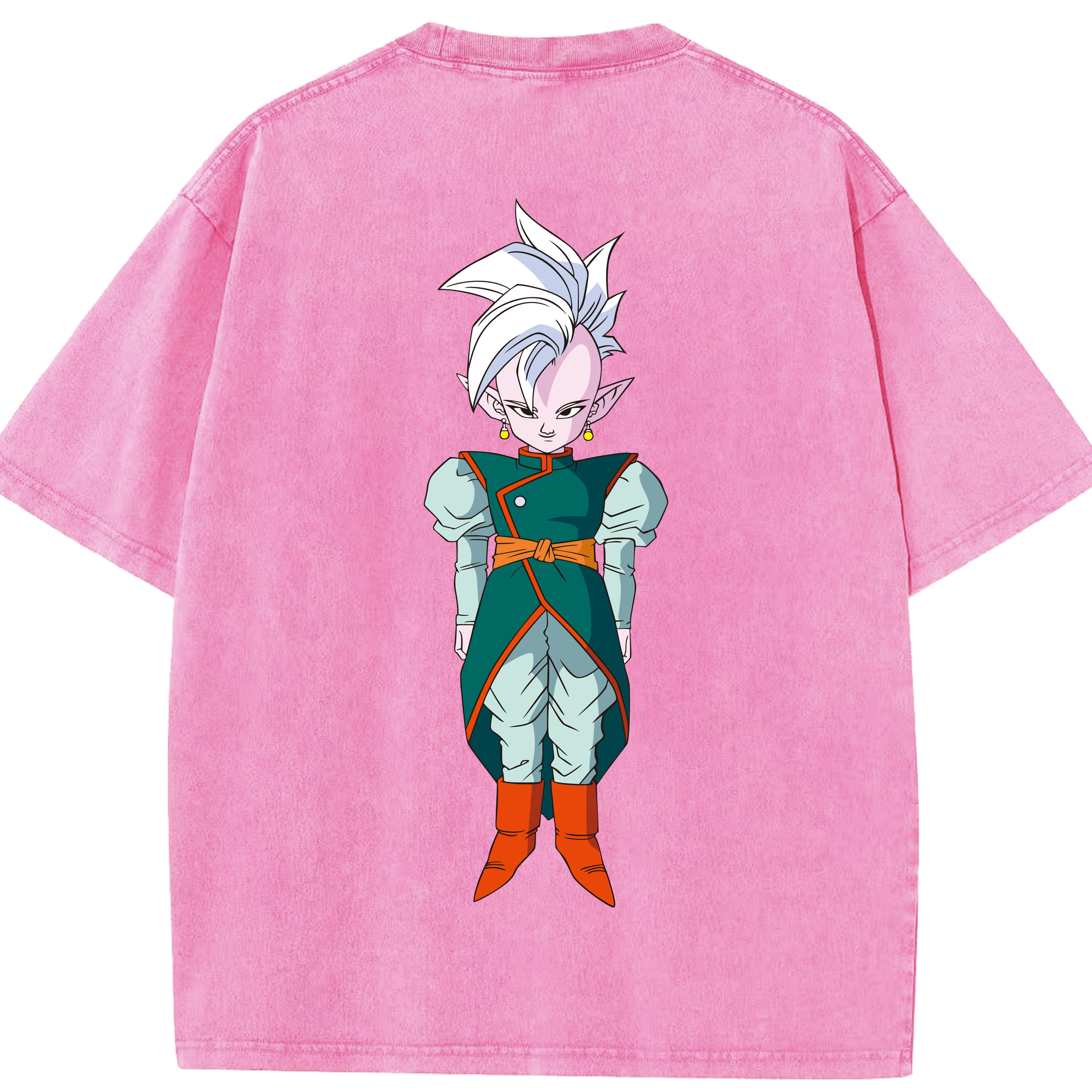 （画像用） ドラゴンボール DRAGON BALL 綿100% ヴィンテージ風 半袖Tシャツ（背面プリント）